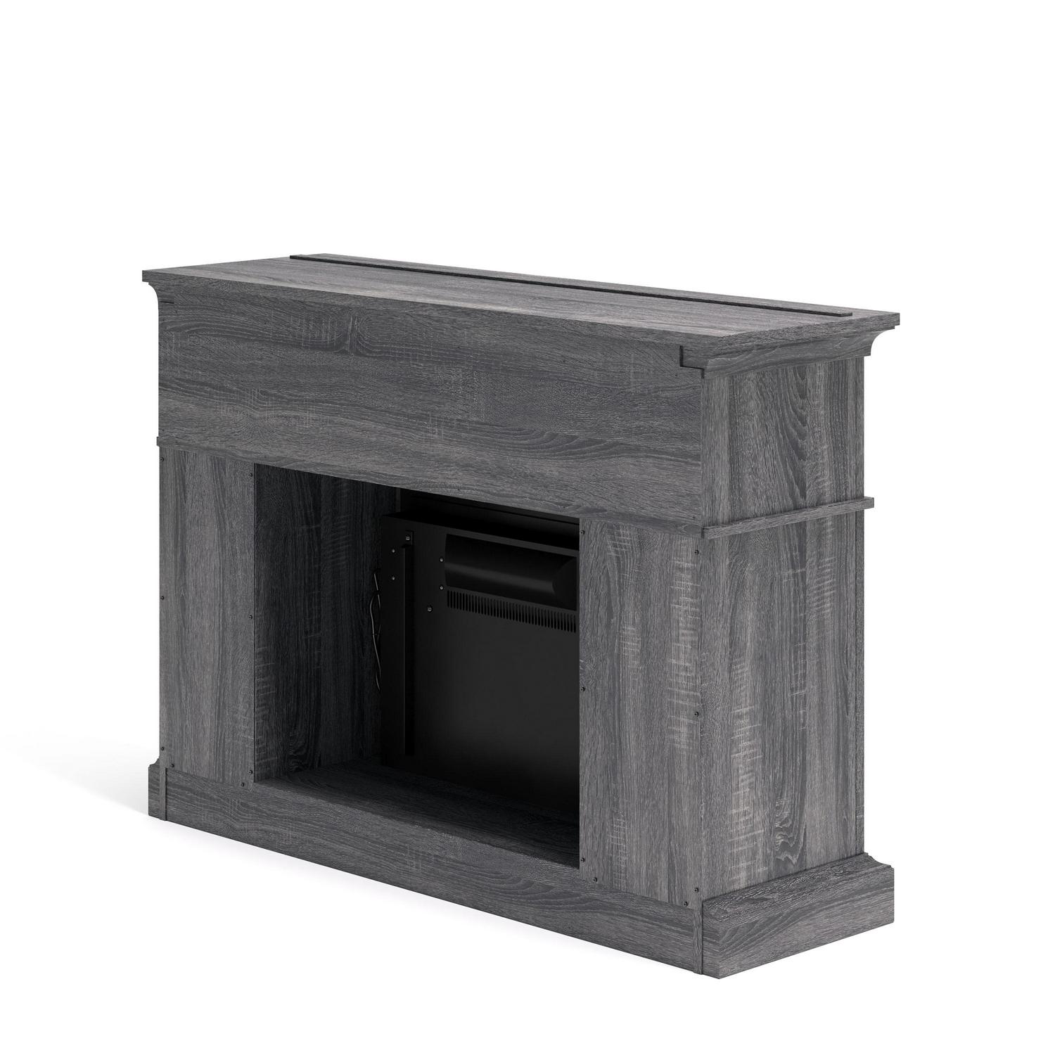 Kellum Media Fireplace Console for TVs up to 55a  48  Stand Gray  Crowdfused