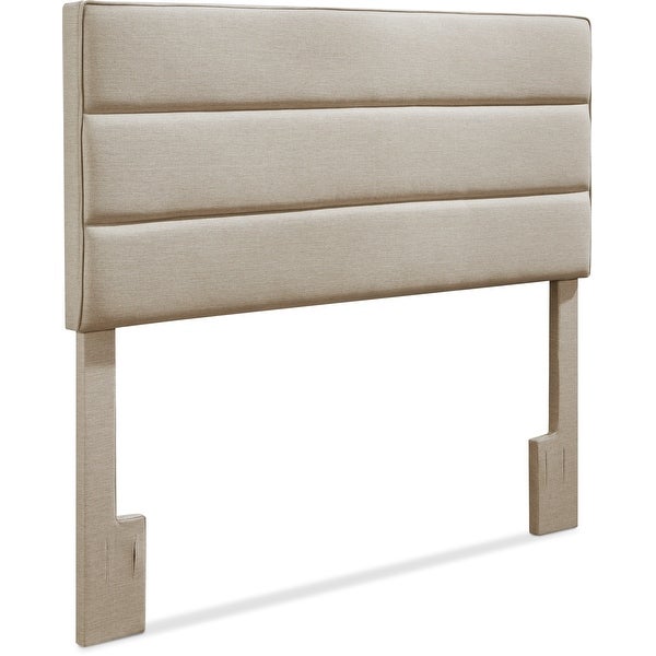 Serta Palisades Upholstered Headboard， Queen Size， Soft Beige - - 21827927