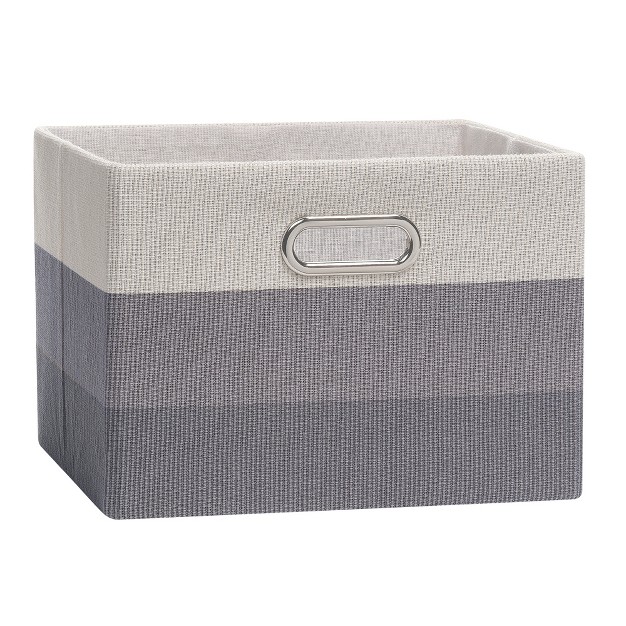 Lambs amp Ivy Gray Ombre Foldable collapsible Storage Bin basket