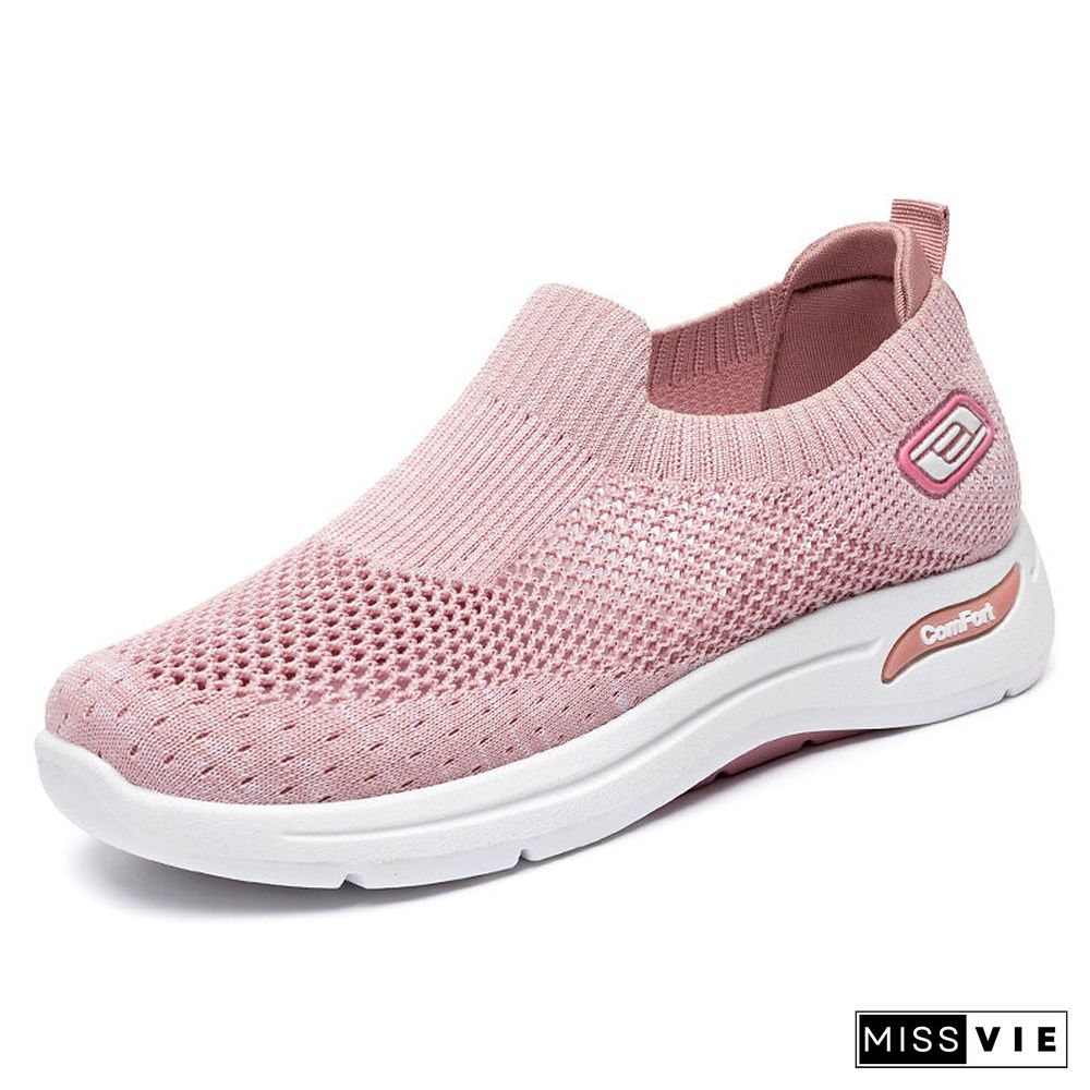 Women's Hollow Mesh Breathable Soft Sole Fashion Casual Sneakers