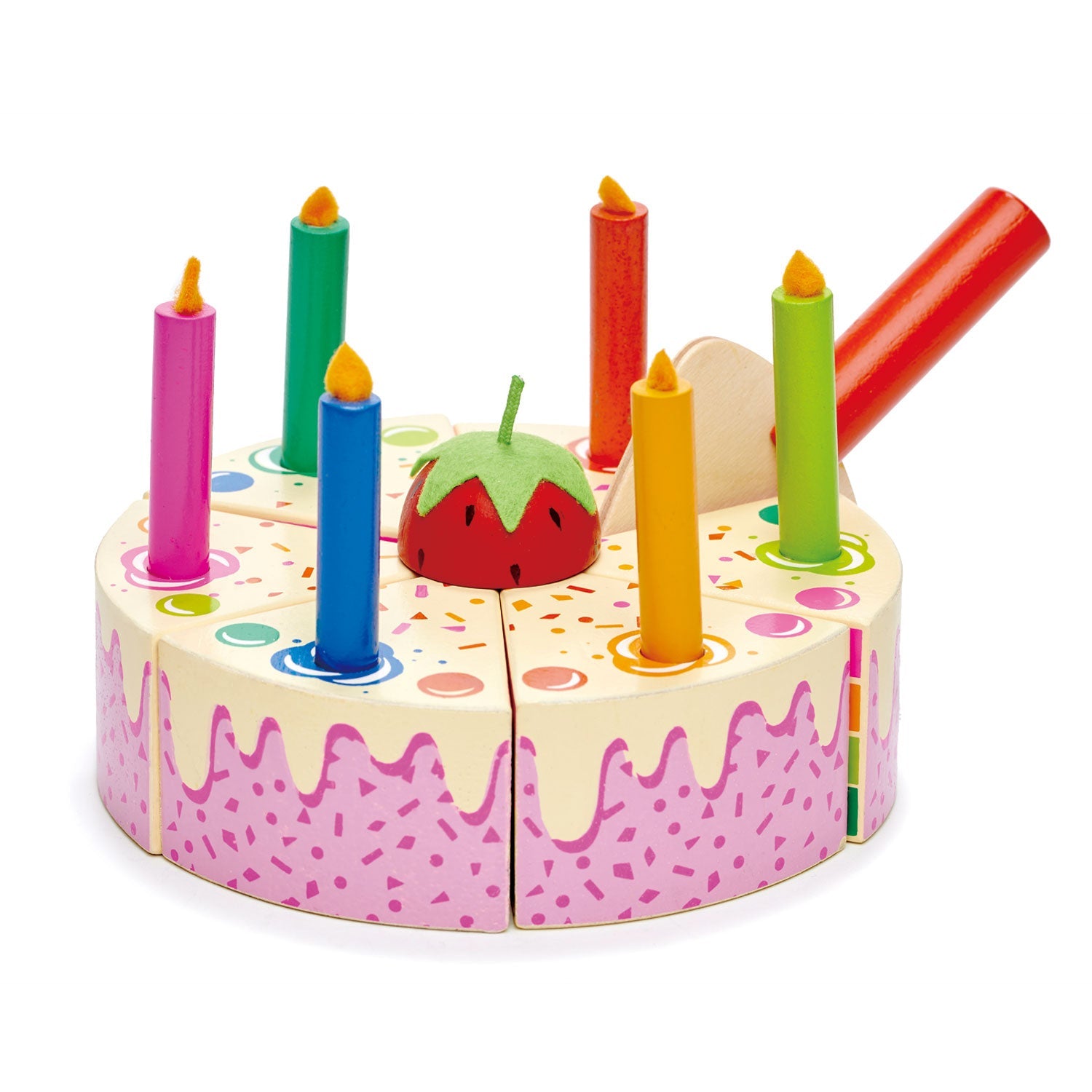 Rainbow Birthday Cake by Tender Leaf Toys