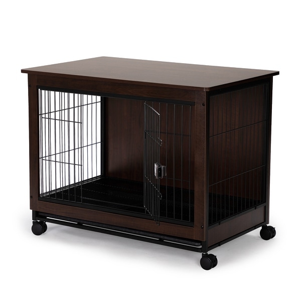 Side Table with Dog Cage Design， Small/ Medium/ Large Sizes to Choose