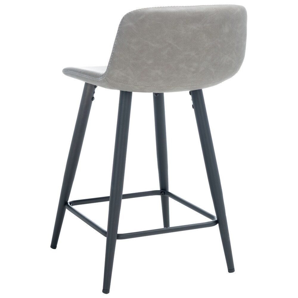 SAFAVIEH Asena 24 inch Faux Leather Counter Stool   19.7\