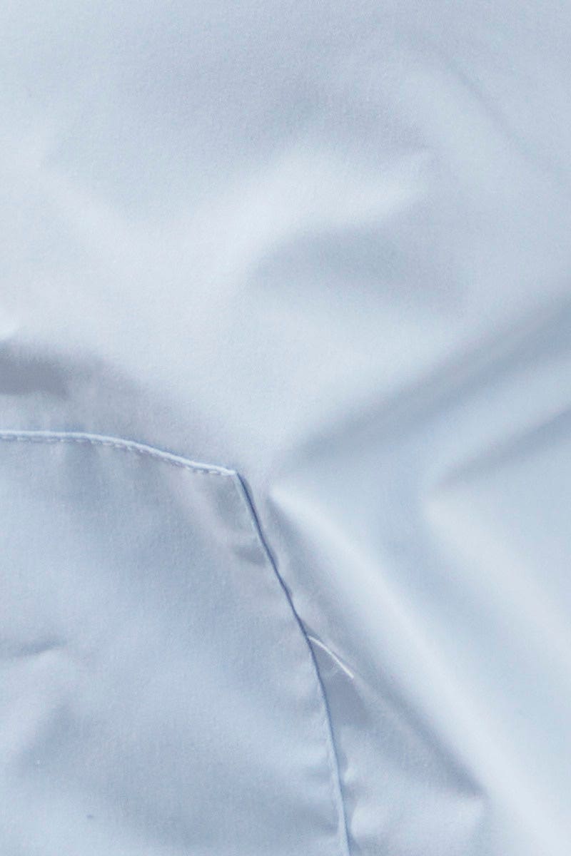 Blue Cargo Parachute Pants Relaxed