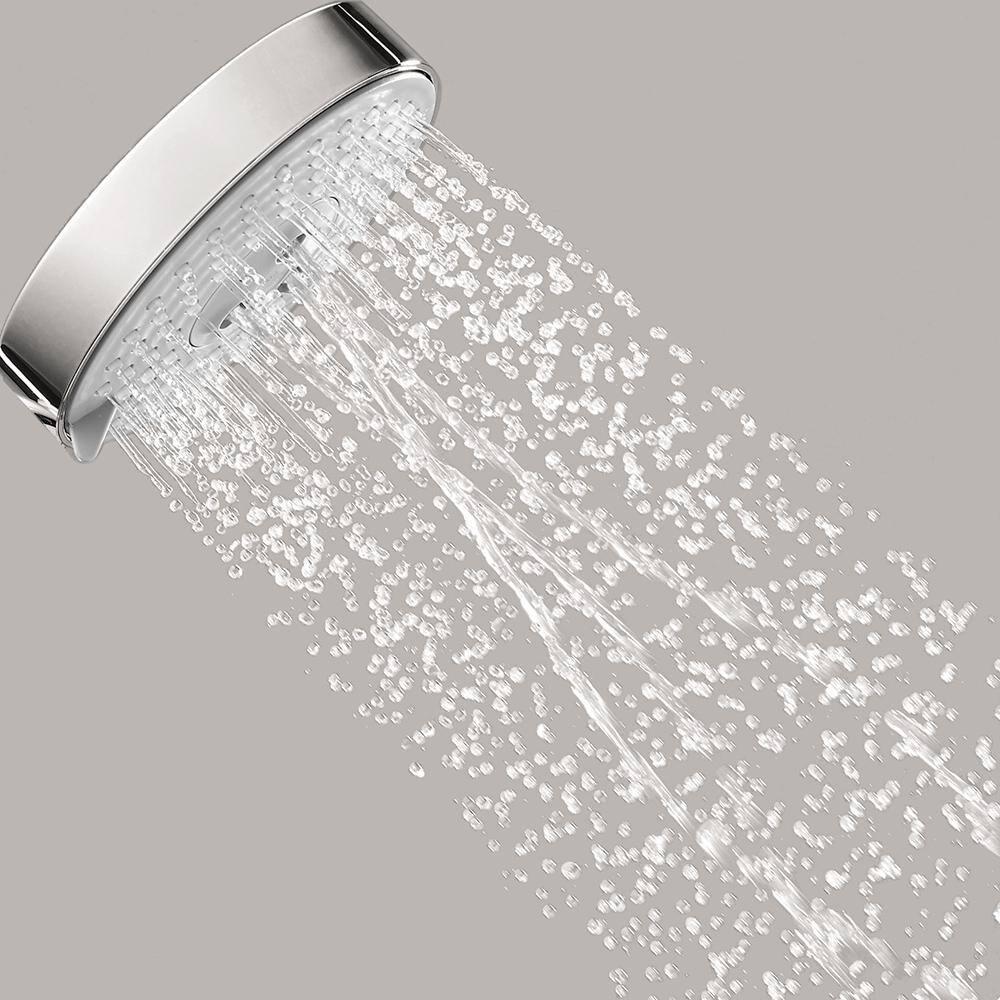 Hansgrohe Raindance S 120 3-Spray Patterns 4.5 in. Wall Mounted Handheld Shower Head in Brushed Nickel 28514821