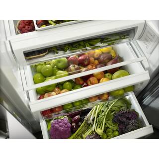 KitchenAid 30 cu. ft. Built-In Side by Side Refrigerator in Panel Ready KBSN608EPA