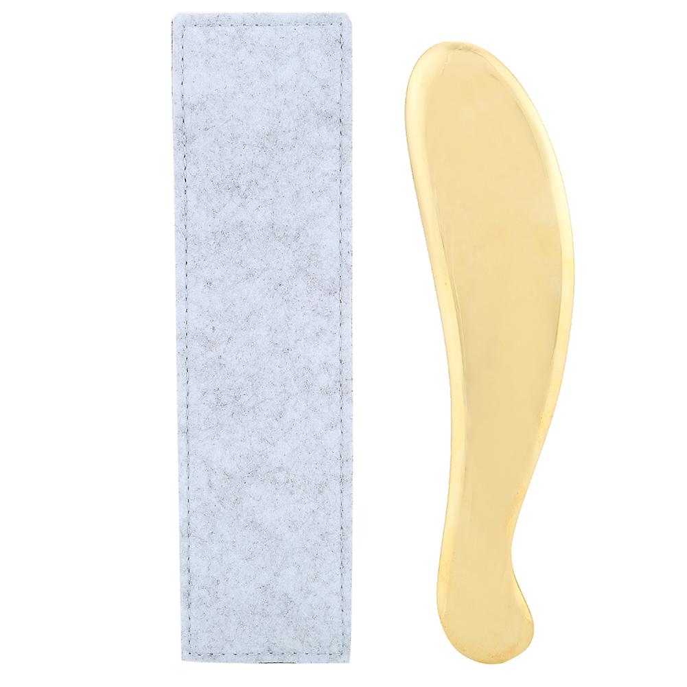 Brass Scraping Board Massager Fascia Acupoint Massage Muscle Pain Relief Gua Sha Tool