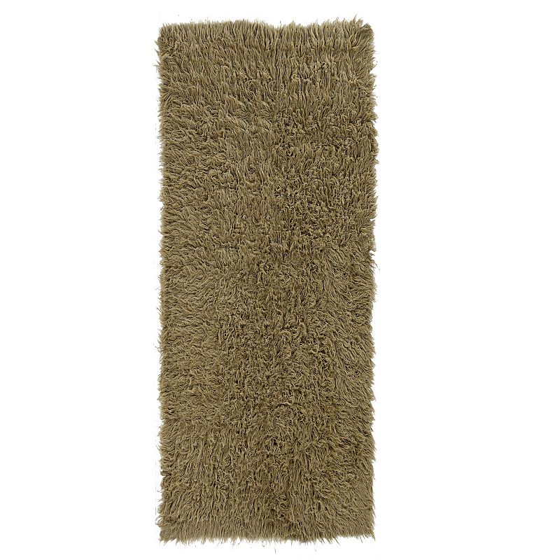 Linon New Flokati Wool Rug Runner - 2'4'' x 8'6''