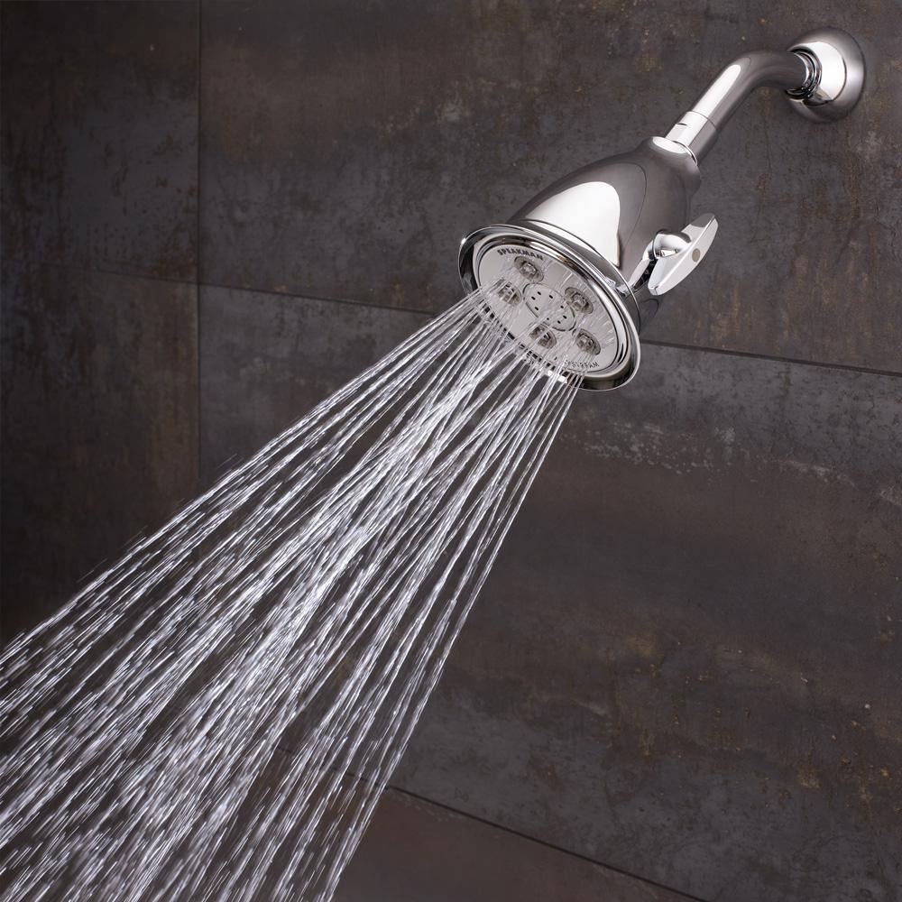 Speakman 3-Spray 4.1 in. Single Wall MountHigh Pressure Fixed Adjustable Shower Head in Polished Chrome S-2005-HB