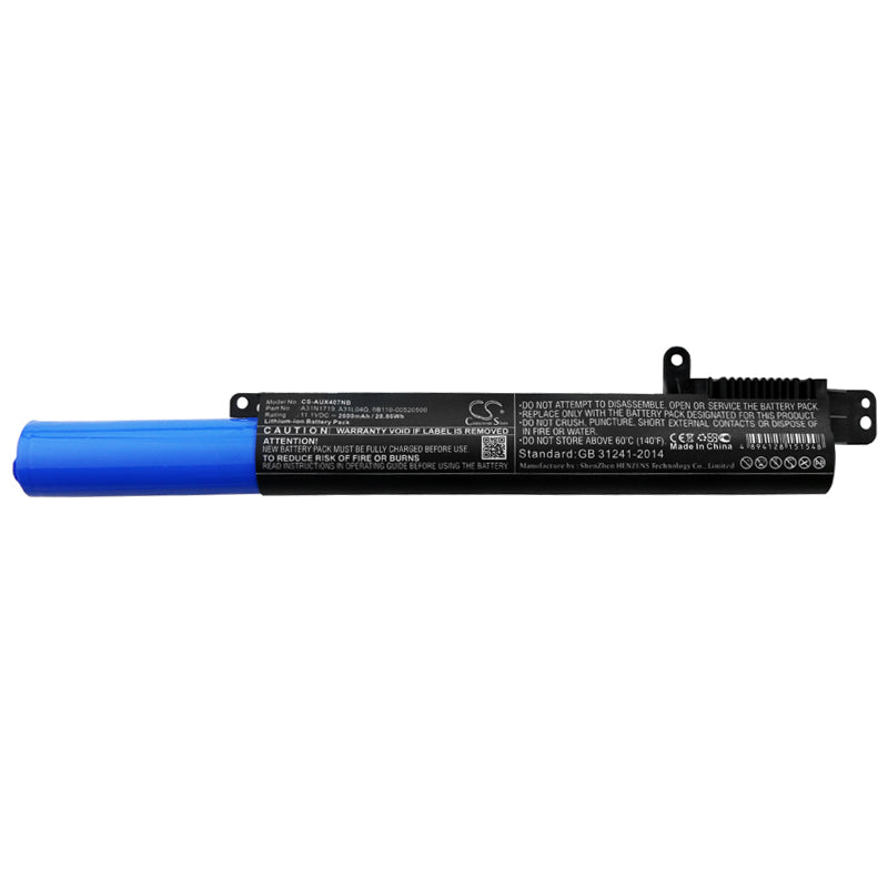 Asus A407U A407UA A407UABV084T A407UABV120T A407 Replacement Battery BatteryClerkcom Laptop and Notebook