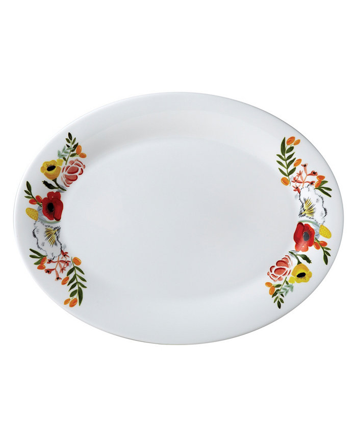 Twig New York Language of Flowers 14 Oval Platter