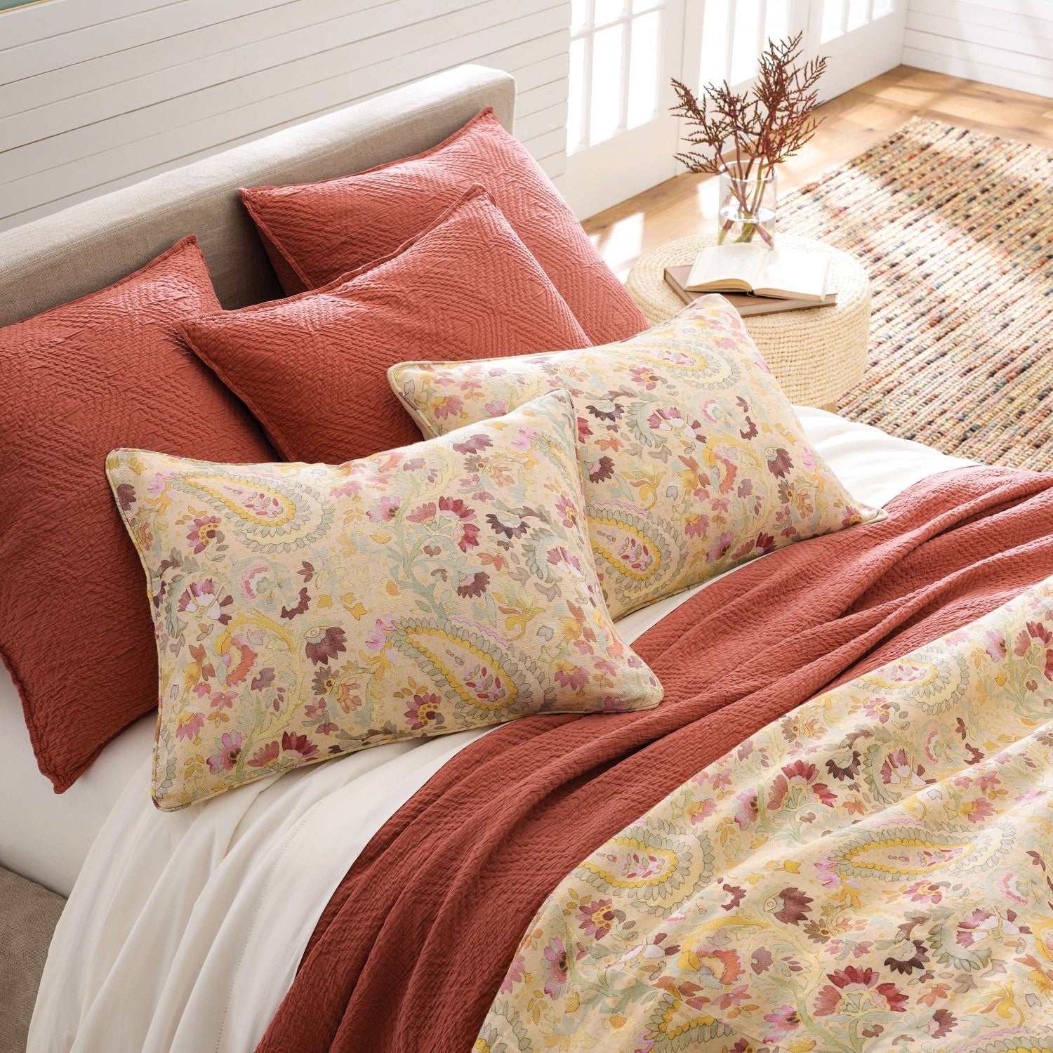 Ines Linen Multi Duvet Cover