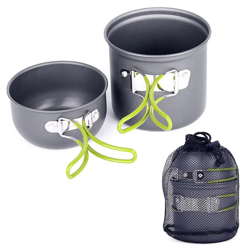 Outdoor Cookware Set 1 2 Person Camping Stove Pot Set Portable Picnic Stove Head Tableware