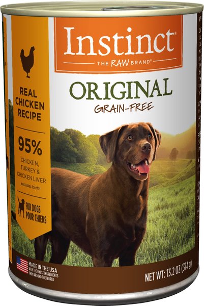 Instinct Original Grain-Free Real Chicken Recipe Natural Wet Canned Dog Food