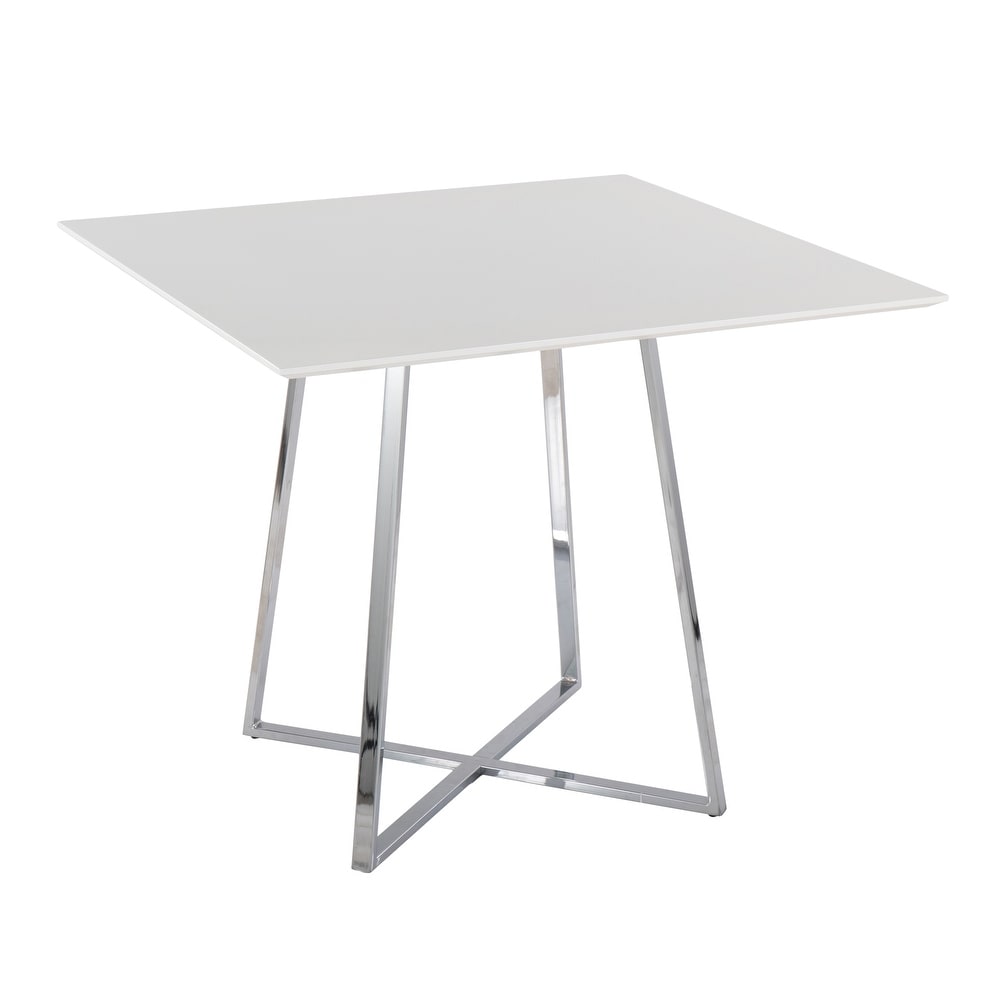 Silver Orchid Pugo Square Dining Table