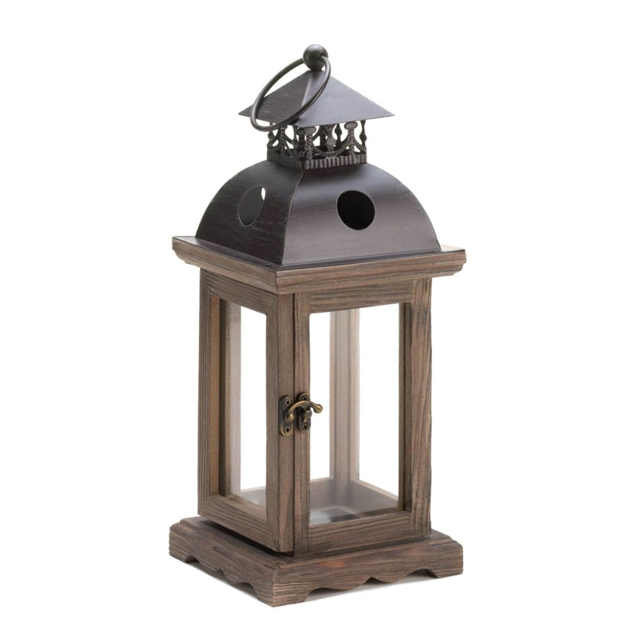 Zingz and Thingz Zingz and Thingz Monticello Wooden Lantern