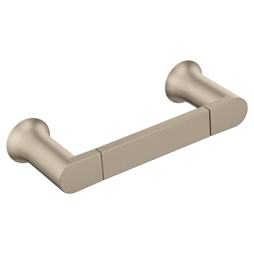 MOEN Genta LX 6.88 in. Hand Towel Bar in Brushed Nickel BH3886BN