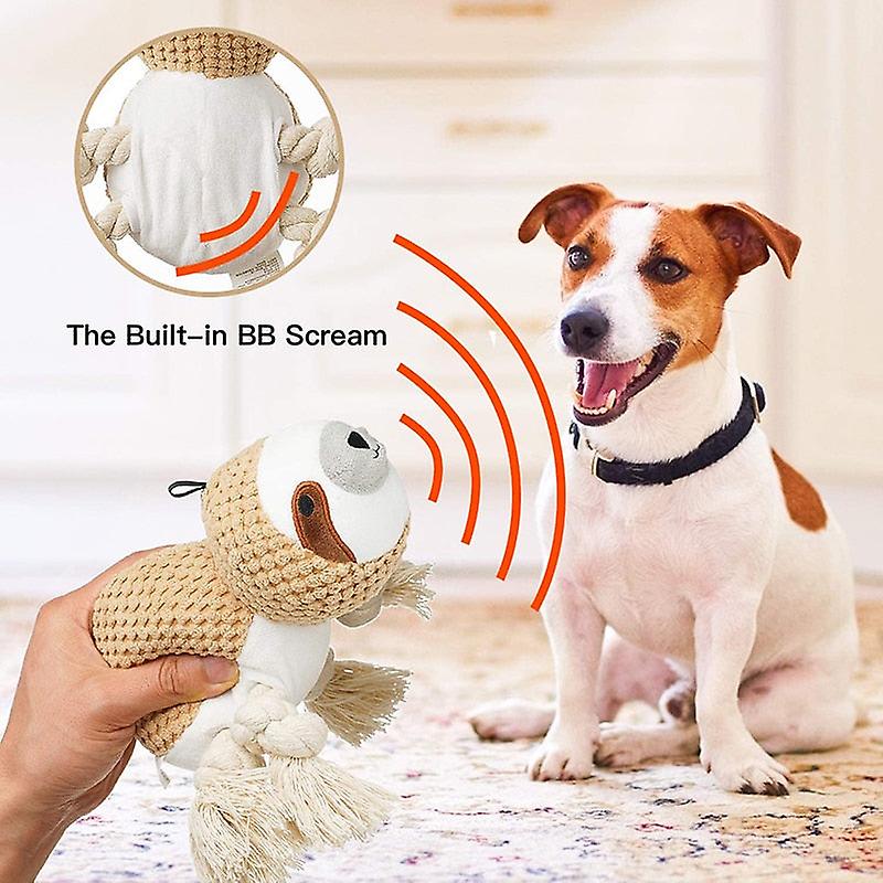 Bite resistant plush dog toys