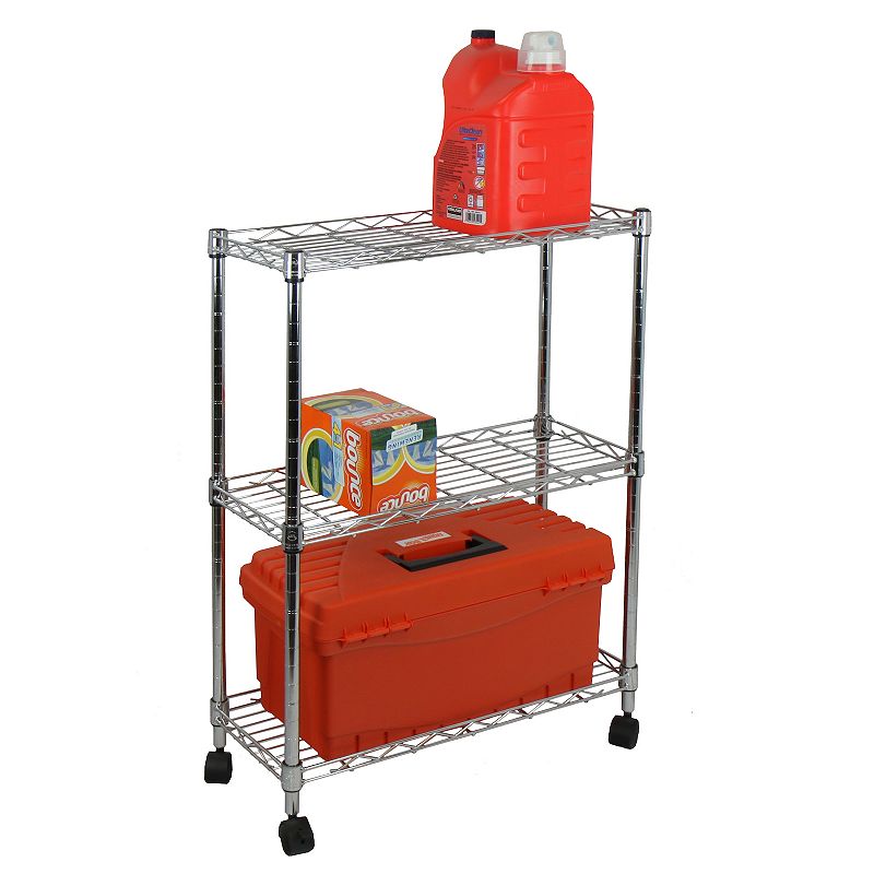 Oceanstar 3-Tier Shelving All-Purpose Utility Cart