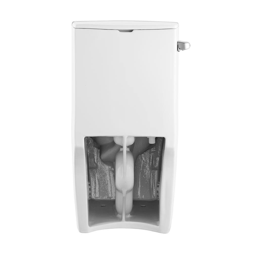 Swiss Madison St. Tropez 1-Piece 1.28 GPF Single Flush Elongated Toilet in White Seat Included SM-1T253