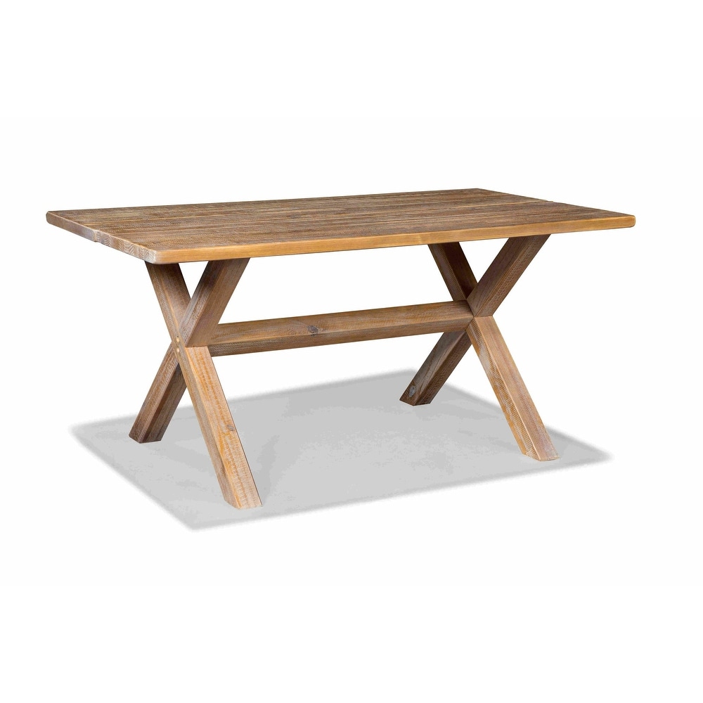 Grain Wood Furniture Montauk Trestle Table Solid Wood