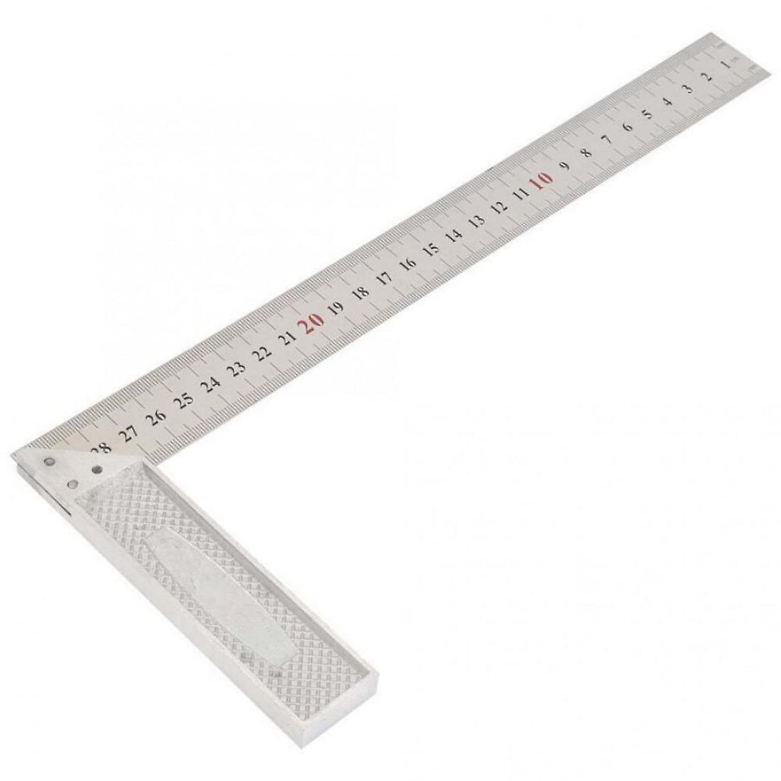 300/500mm Stainless Steel Square Angle Ruler L-type Gauge Precision Steel For Engineers Diy Woodworking Ruler Protractor