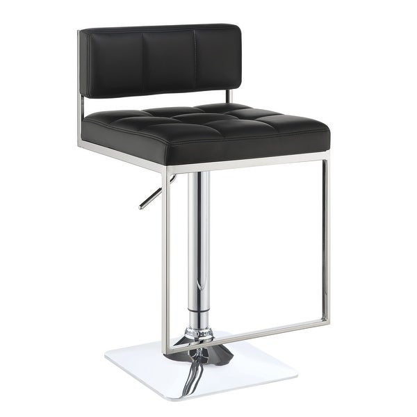 Olivia Chrome Adjustable Bar Stool