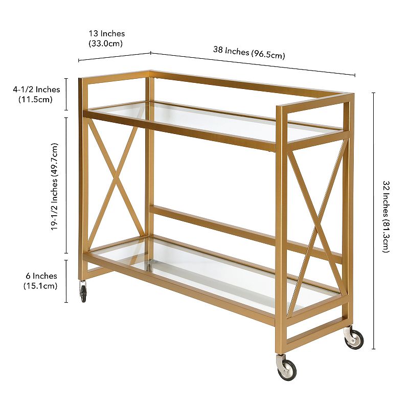 Finley and Sloane Holly Bar Cart