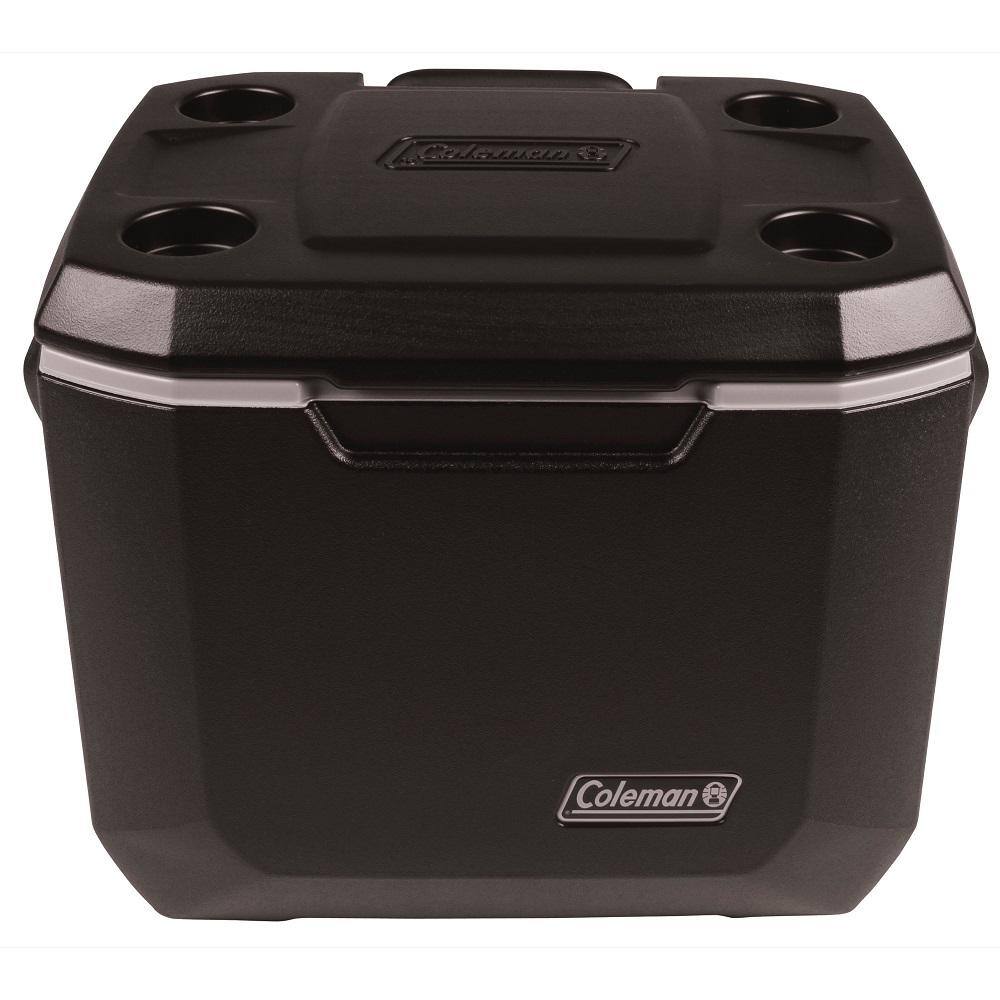 Coleman 50 Qt. Xtreme 5-Day Hard Cooler with Wheels in Black 3000005361