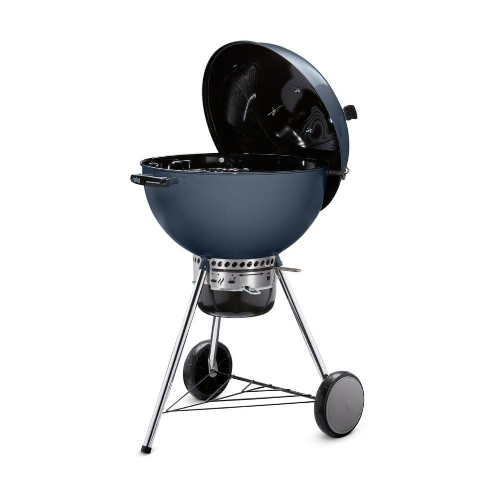 Weber 22 in. Master-Touch Charcoal Grill in Slate Blue 14513601