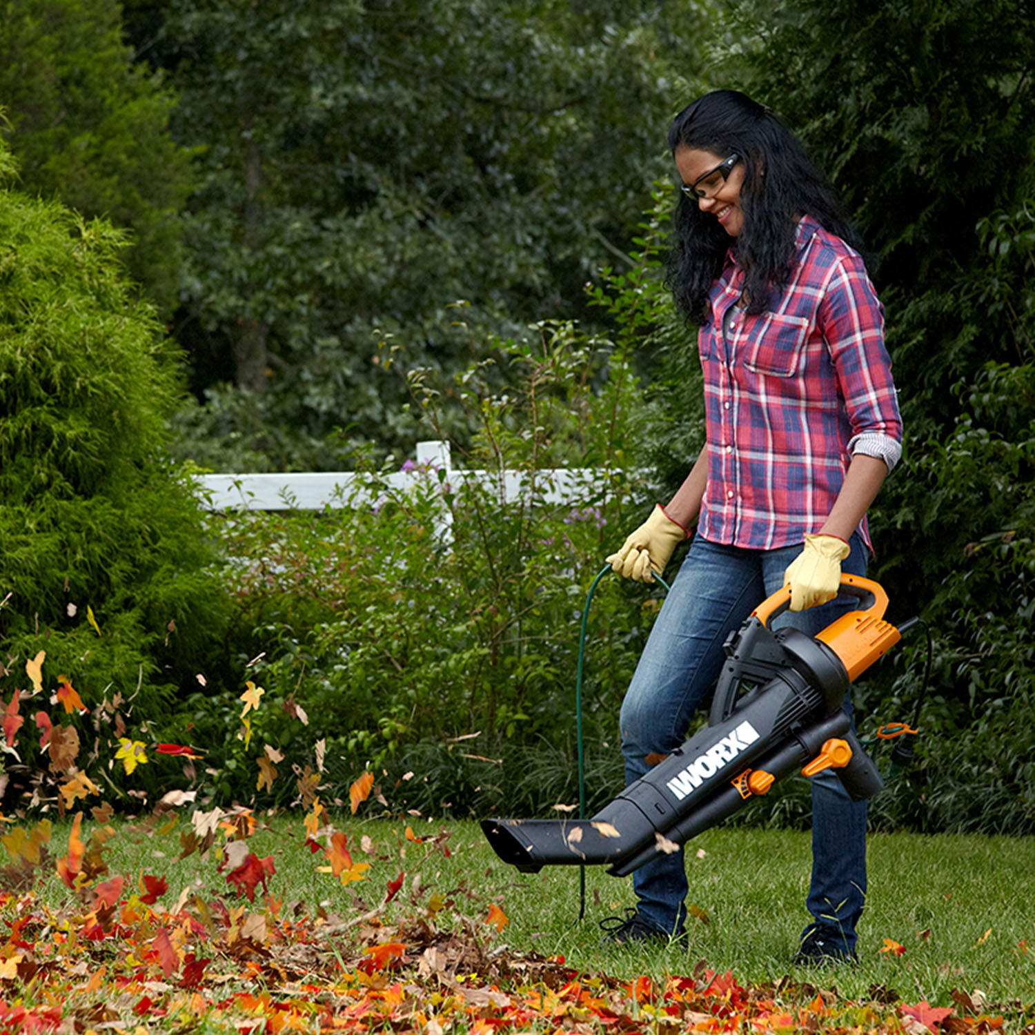 Worx TriVac Electric Corded 12 Amp Yard-in-One Blower/Mulcher/Vacuum