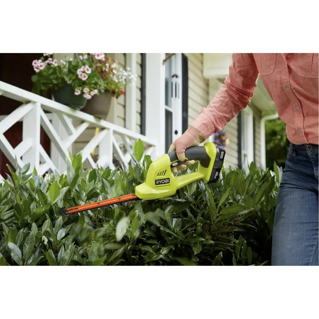 Ryobi One+ 18V Cordless Battery Grass Shear and Shrubber Trimmer (Tool Only)