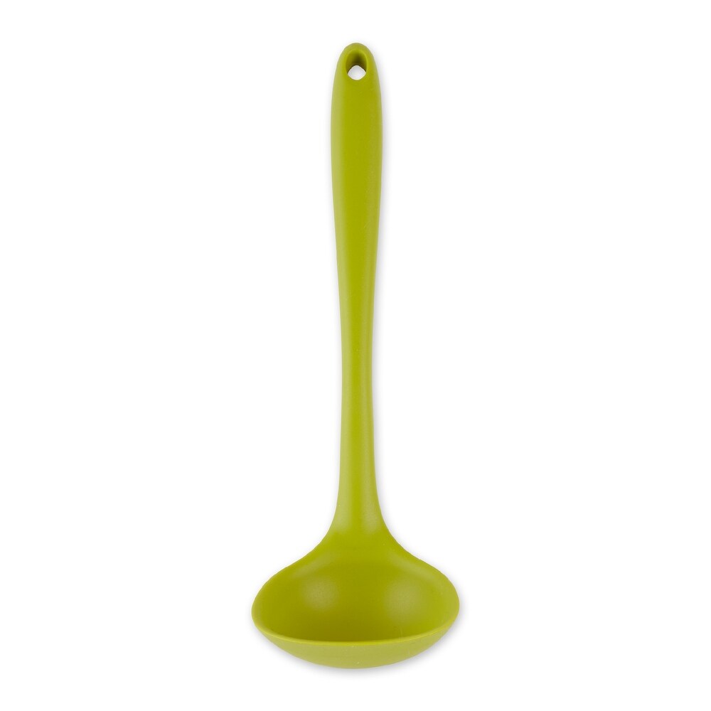 Ela's Silicone Ladle   Blue   11 x 3.5 x .5