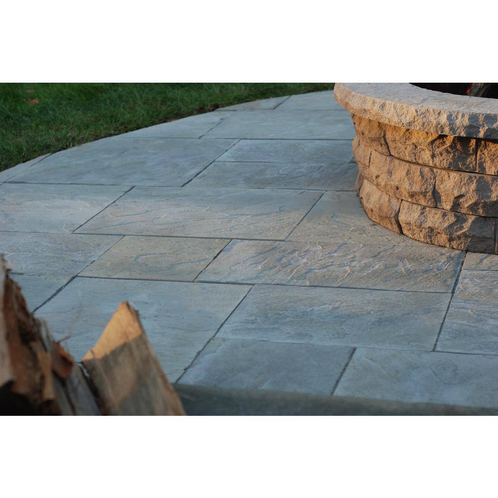 Nantucket Pavers Patio-on-a-pallet 10 ft. x 10 ft. Gray Variegated Dutch York-Stone Concrete Pavers (44 Pieces100 Sq Ft) 31022