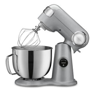 Cuisinart Precision Pro 5.5 qt. 12-Speed Silver Lining Digital Stand Mixer with LED Display SMD-50BC