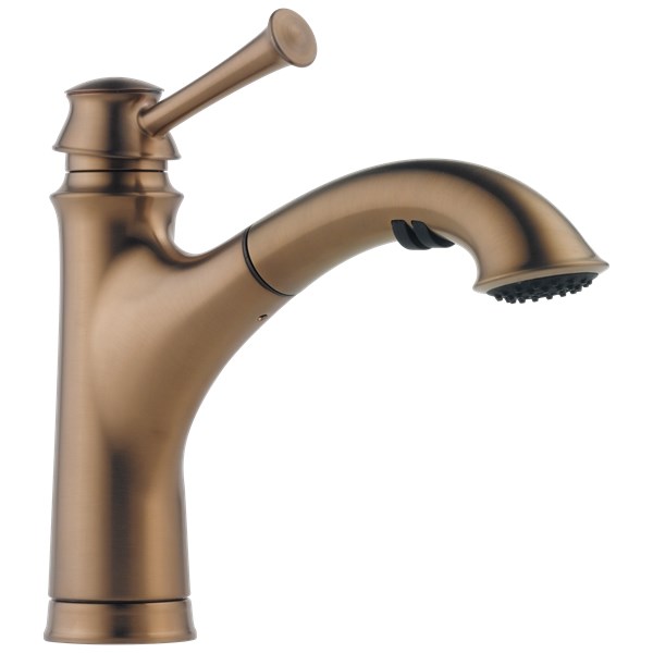 Baliza Single Handle Pull-Out Kitchen Faucet ; Brushed Bronze