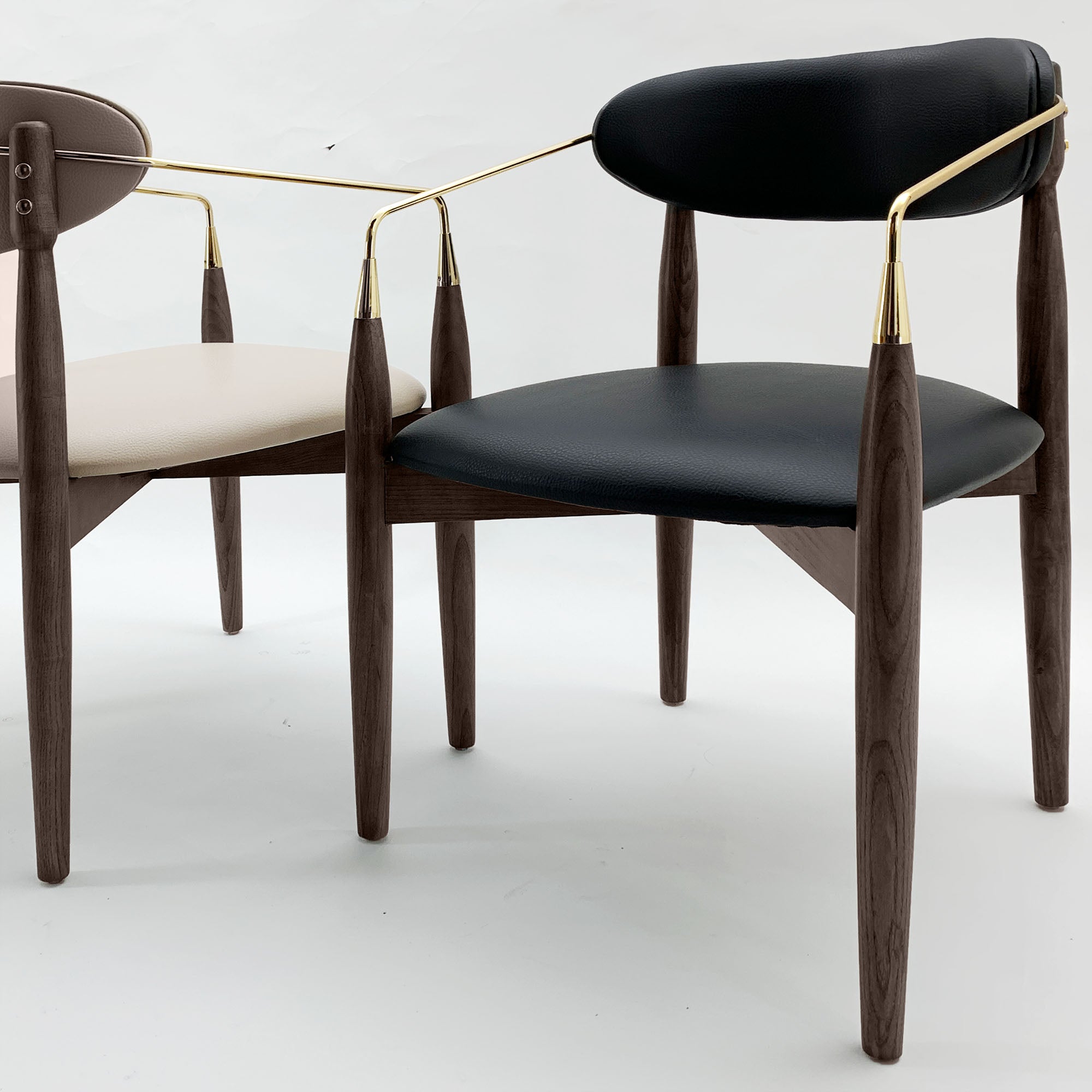 Monet Leather Chair Mon001-Beige