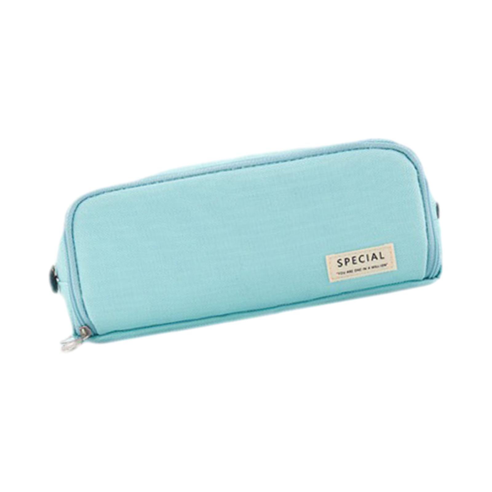 Pen Pouch Children Storage Portable School Kids Pencil Case Gift Blue