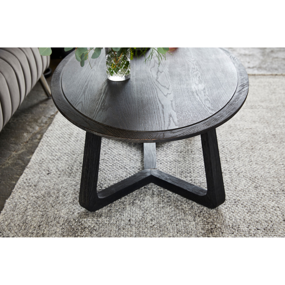 Nathan Coffee Table  Black   Transitional   Coffee Tables   by HedgeApple  Houzz