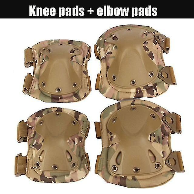 Military Tactical Gear Elbow Knee Pads Protective Army Airsoft Paintball Combat Hunting Kneepads