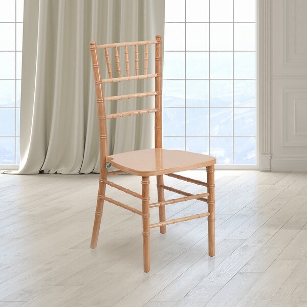 HERCULES Series Silver Wood Chiavari Chair