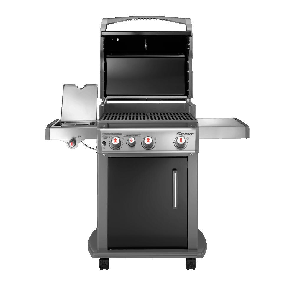 Weber Spirit E-330 Freestanding Propane Gas Grill With Sear Burner and Side Burner