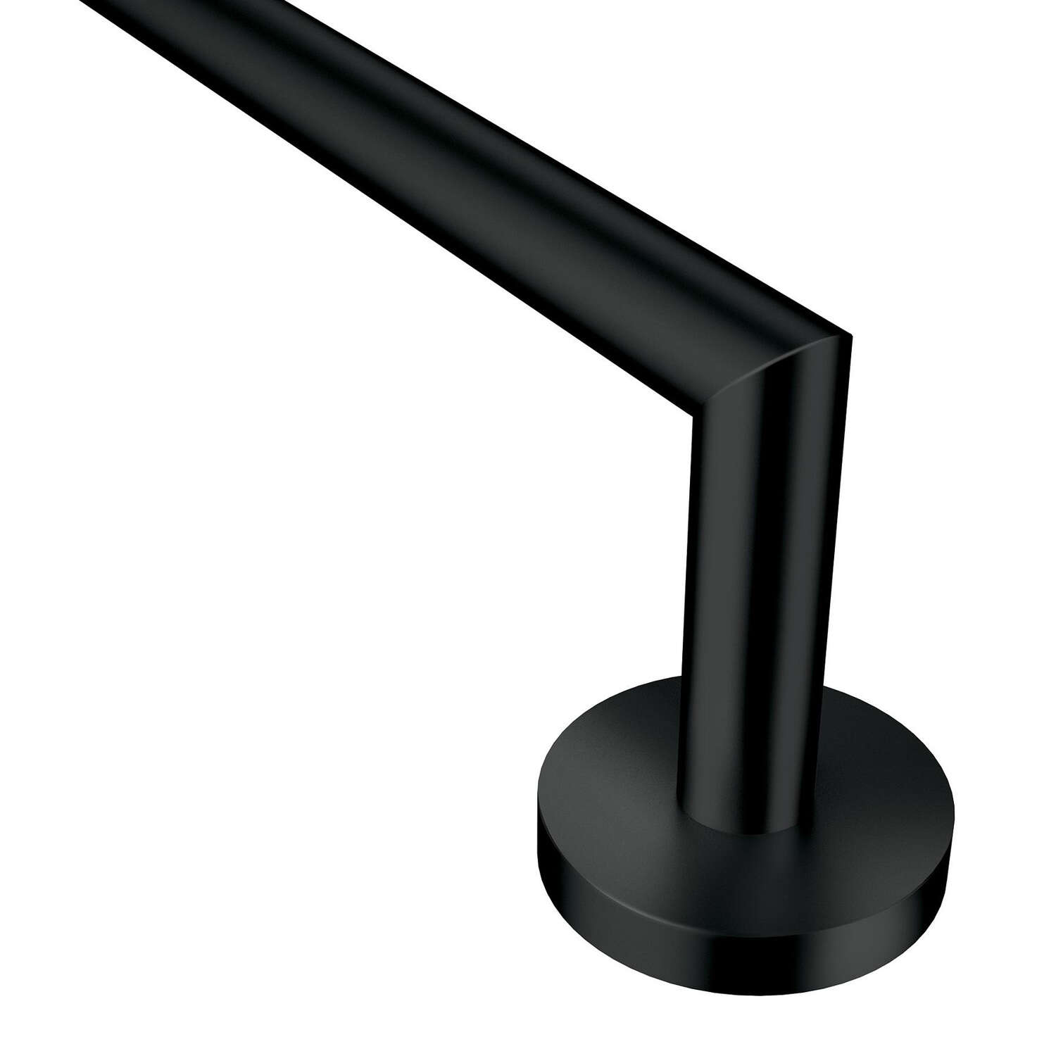 Moen Arlys Matte Black Towel Bar 24 in. L Zinc