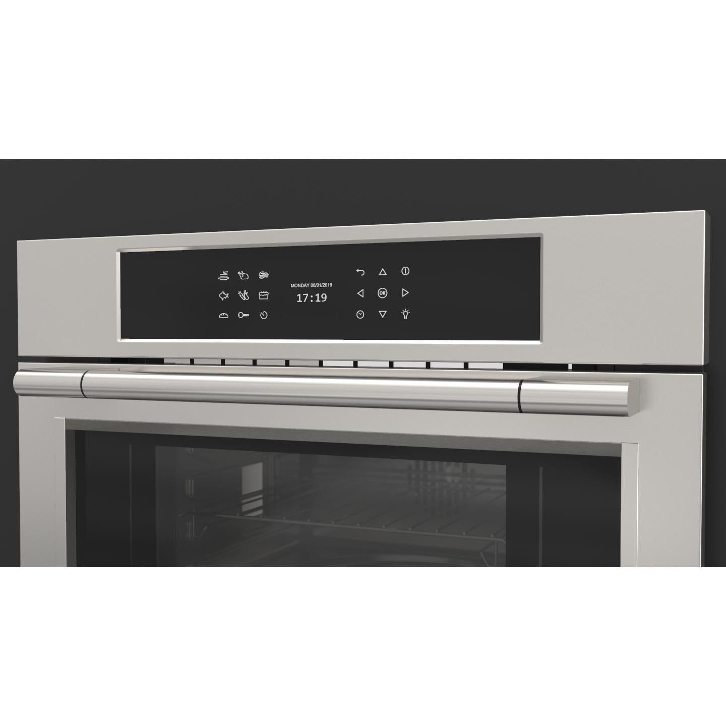 Fulgor Milano 30-inch, 1.5 cu.ft. Built-in Single Wall Oven with Steam Cooking F6PSCO30S1