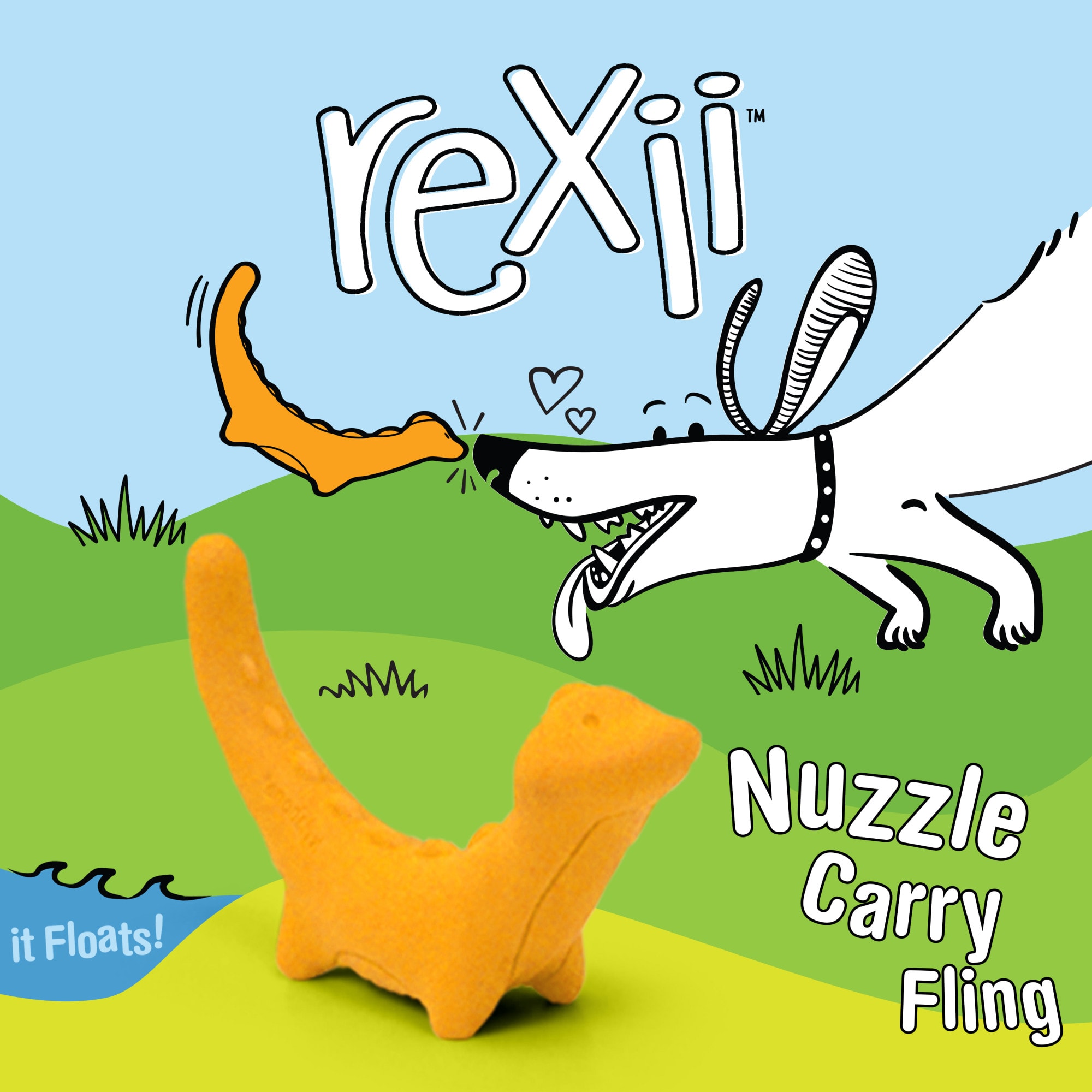 Nylabone Creative Play Rexii Interactive Dog Toy， Small