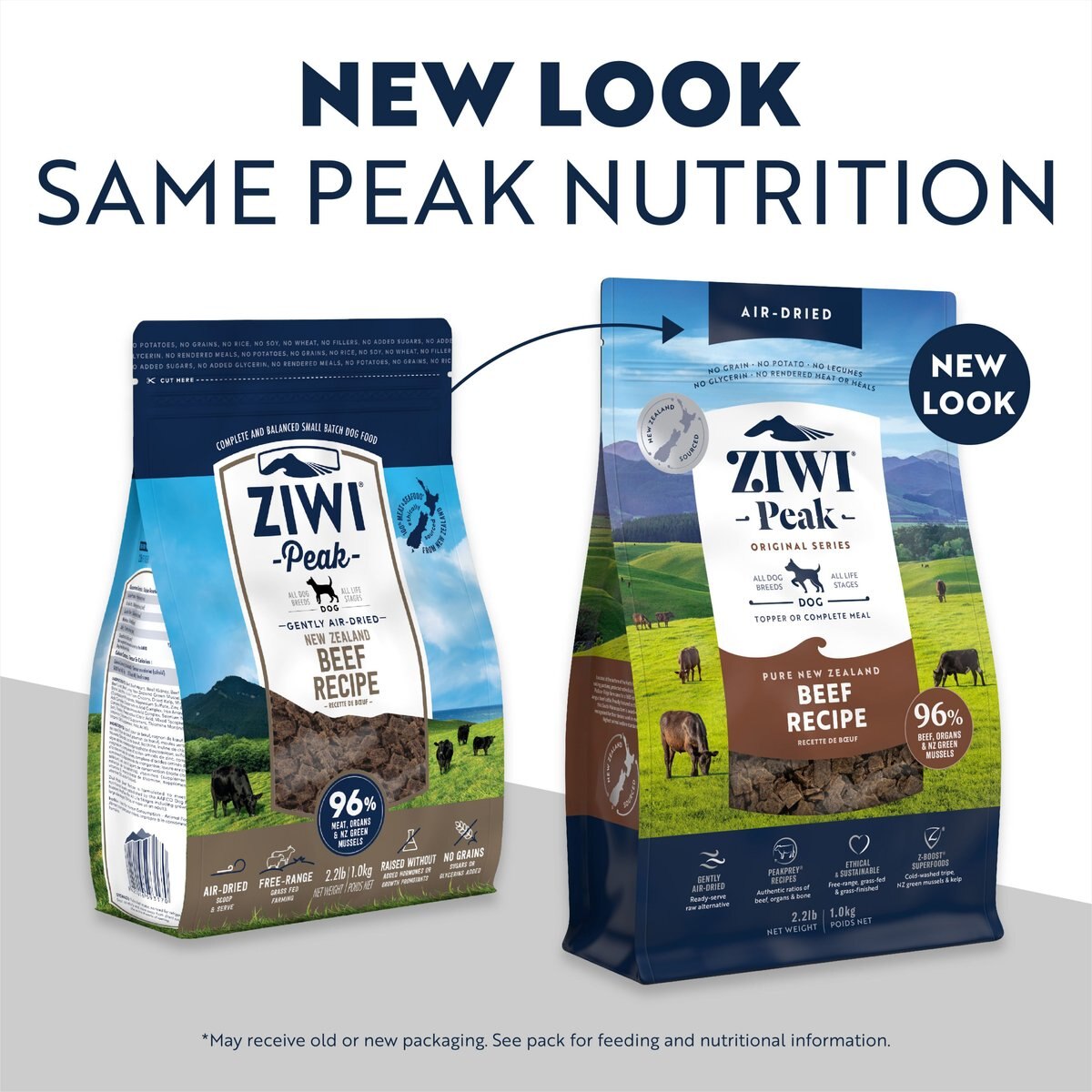 Ziwi Peak Beef Grain-Free Air-Dried Dog Food