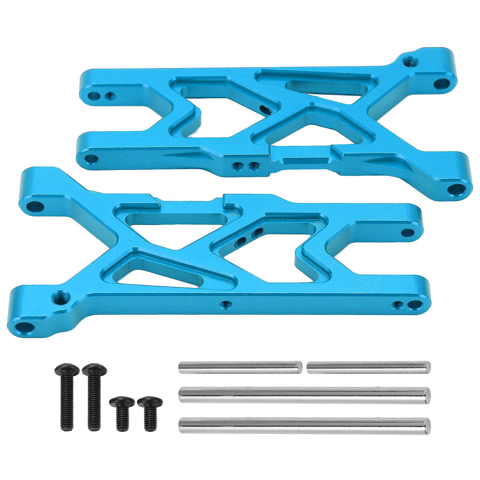 2pcs Front Suspension Arms Aluminum Alloy Replacement Front Lower Arm For Arrma 1/10 Remote Control Carblue