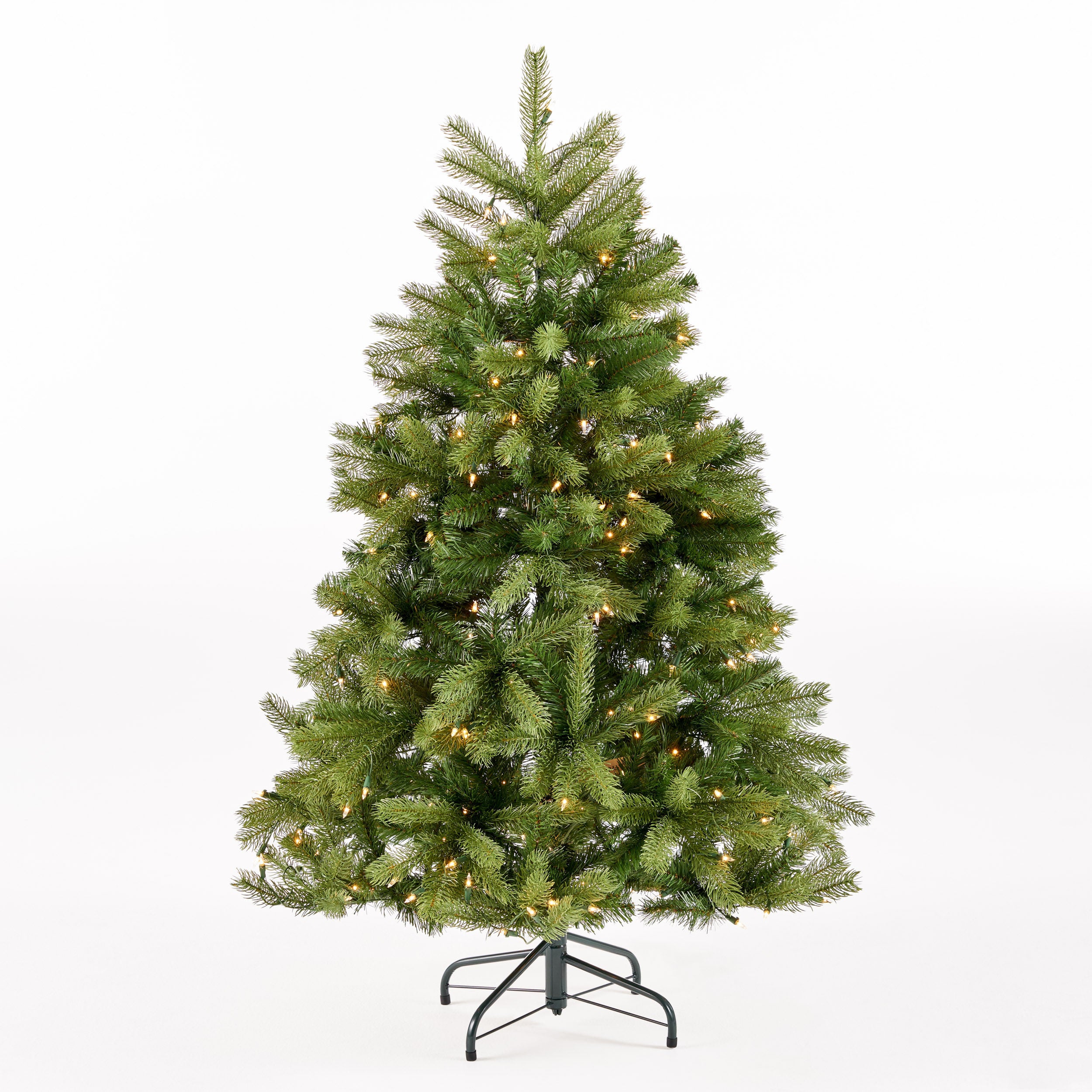 4.5-foot Mixed Spruce Hinged Artificial Christmas Tree