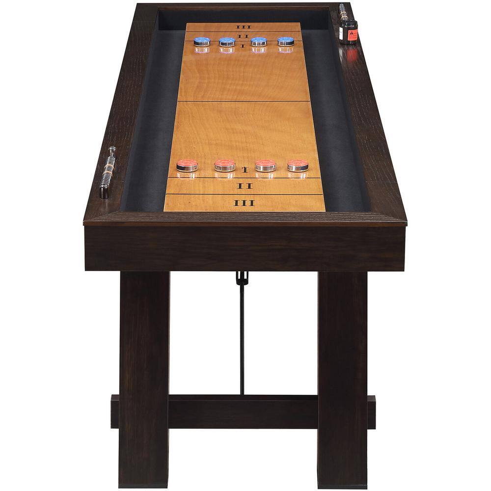 Hanover Butcher Block Shuffleboard Table HGSB01-BRN