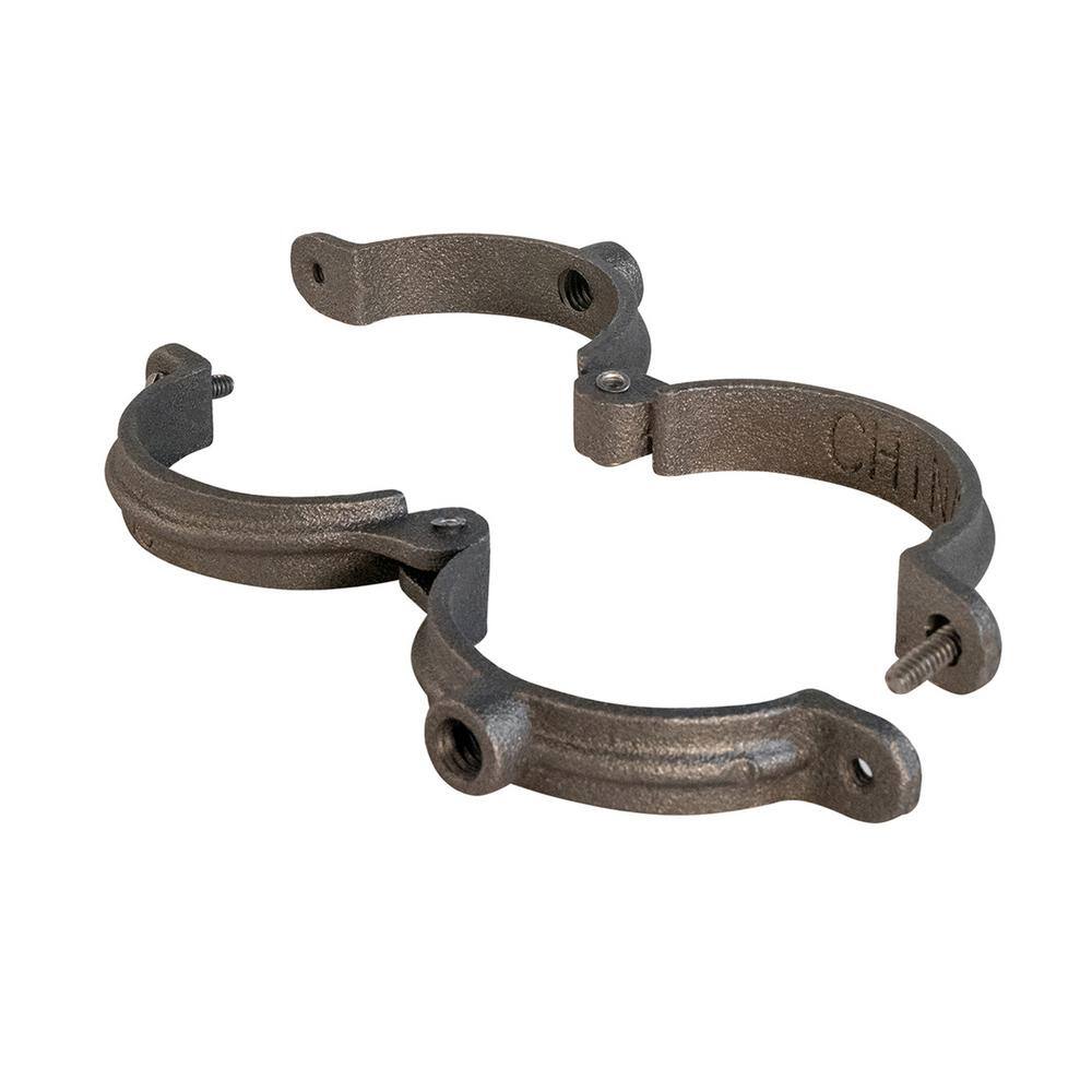 The Plumber's Choice 1-12 in. Hinged Split Ring Pipe Hanger in Uncoated Malleable Iron 112HSHB